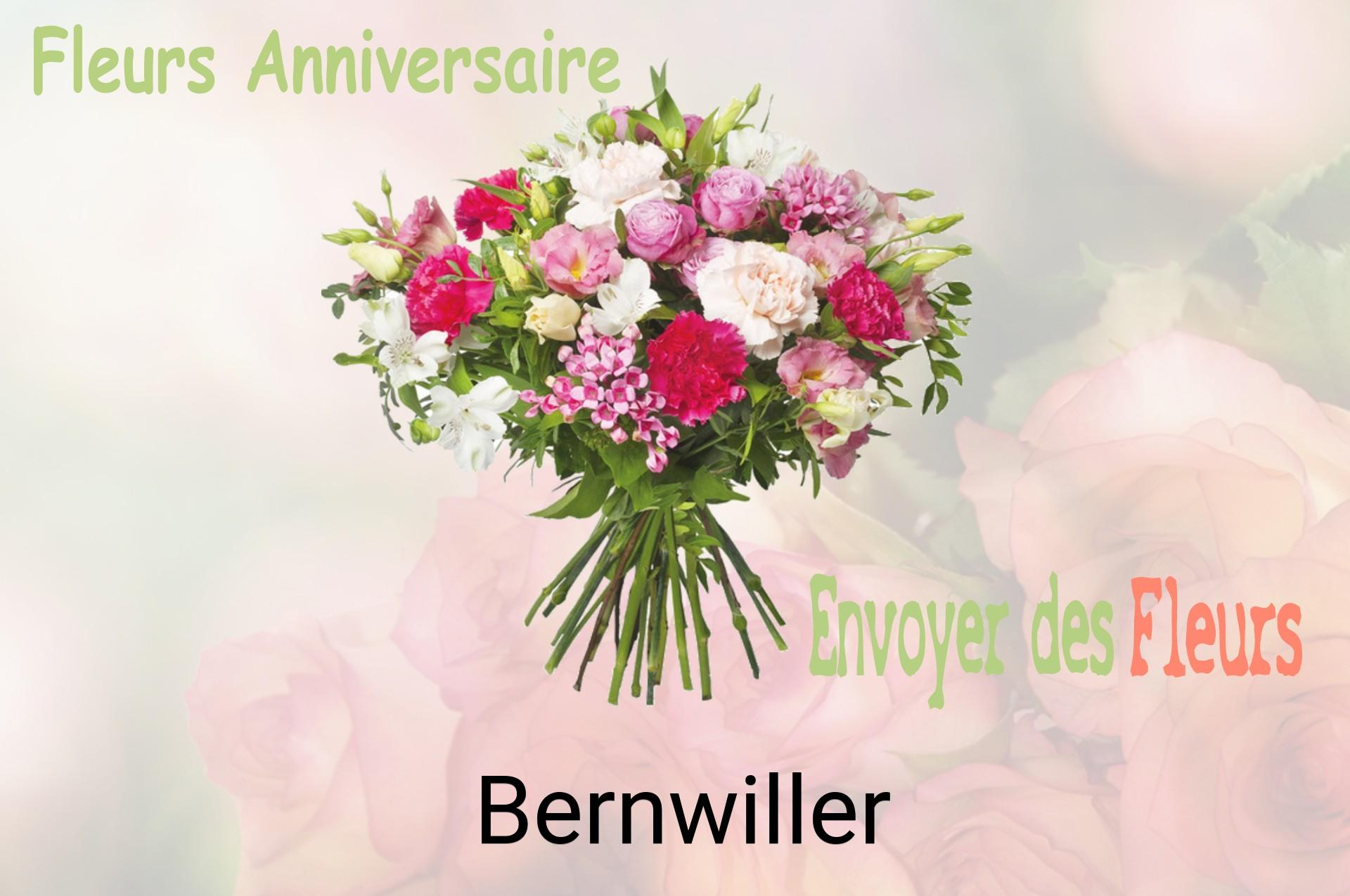Bouquet de fleurs d’anniversaire livré à Bernwiller