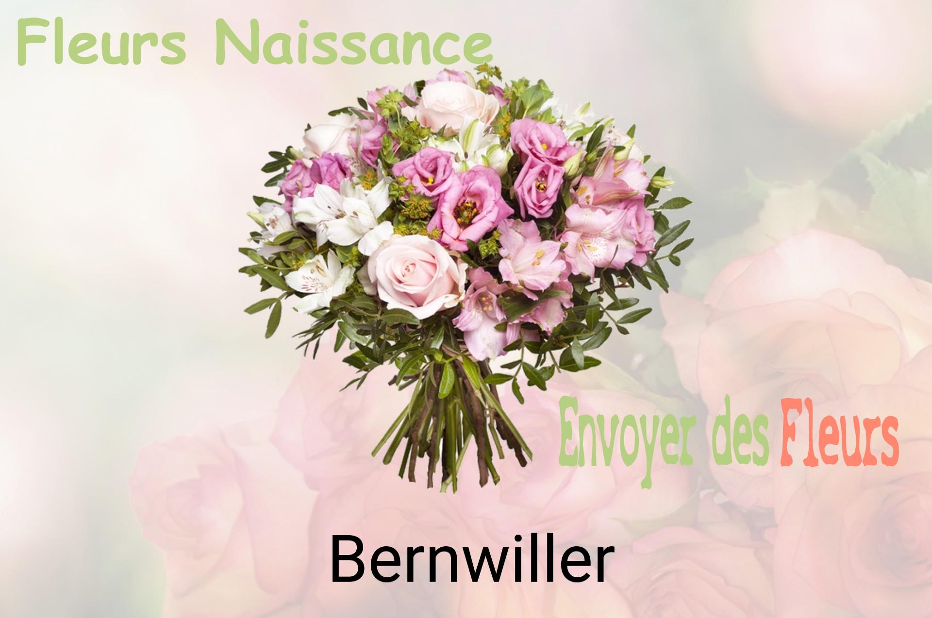 Bouquet de fleurs de naissance livré à Bernwiller